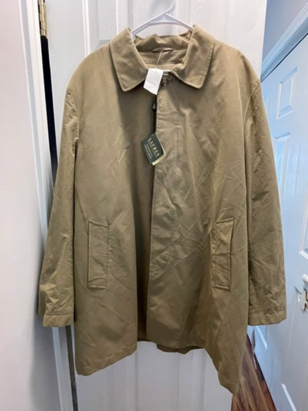Lauren Ralph Lauren Men's Water Repellent Removable Liner Trench Coat, Size XL